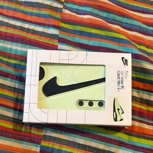 Nike Lime Green and Black Air Max 90 Card Wallet new with tags